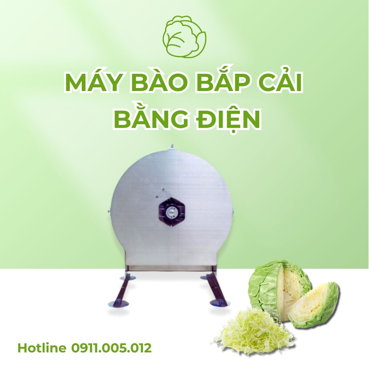 Máy bào bắp cải bằng điện