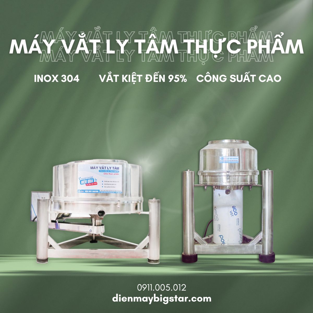 Máy vắt ly tâm thực phẩm