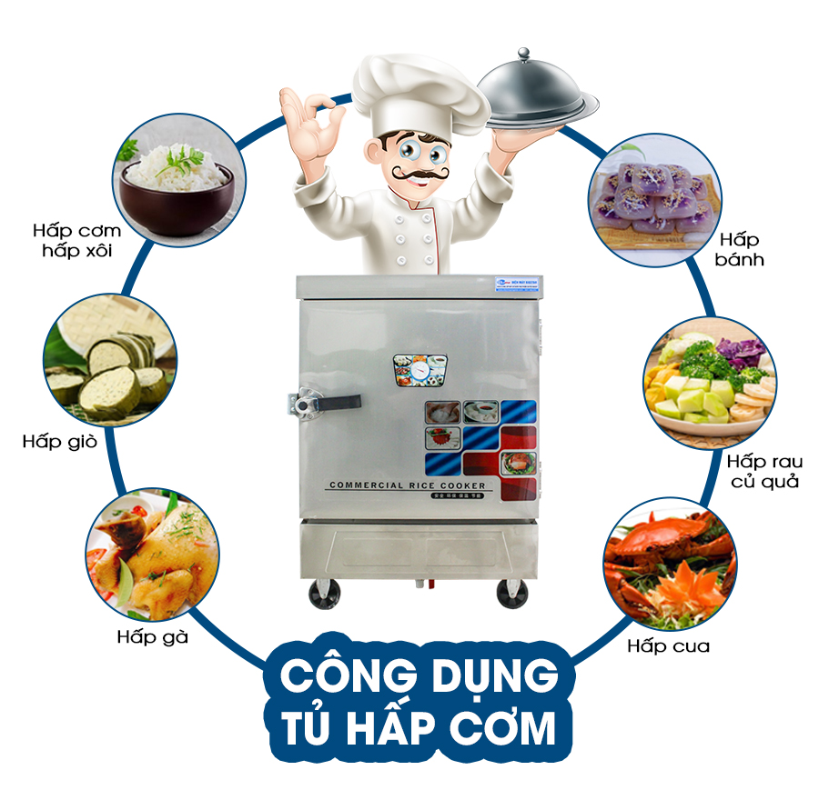 Tủ nấu cơm công nghiệp