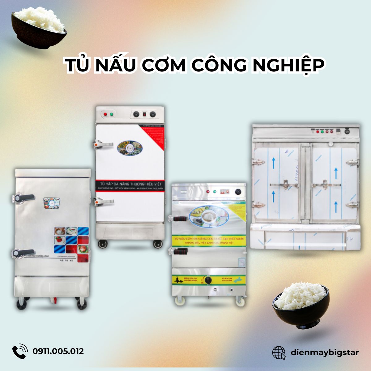 Tủ nấu cơm công nghiệp