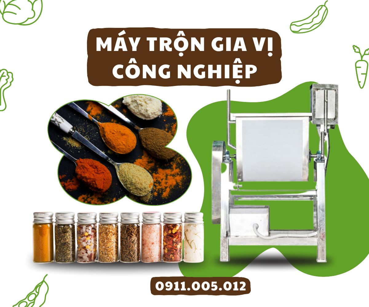 Máy trộn gia vị công nghiệp